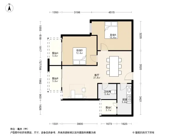 东原旭辉江山樾户型图