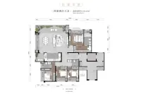 平墅建面约165平