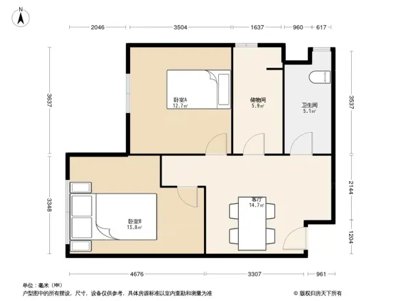 新干线大厦商住楼户型图