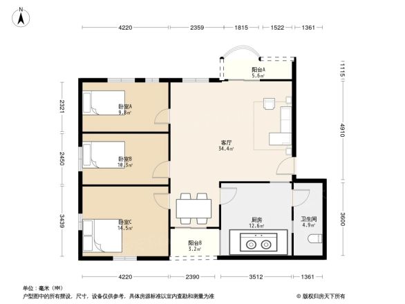 金奴大厦小区户型图