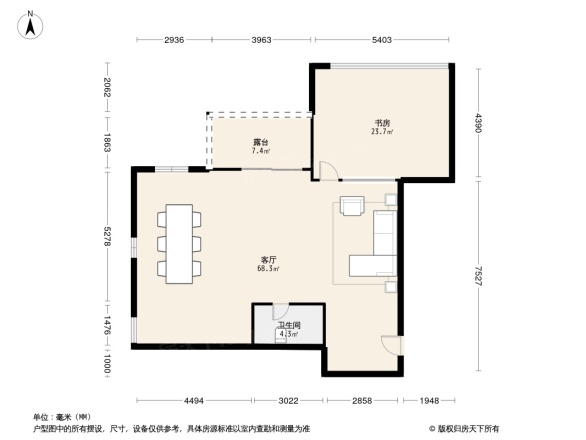 新干线大厦商住楼户型图