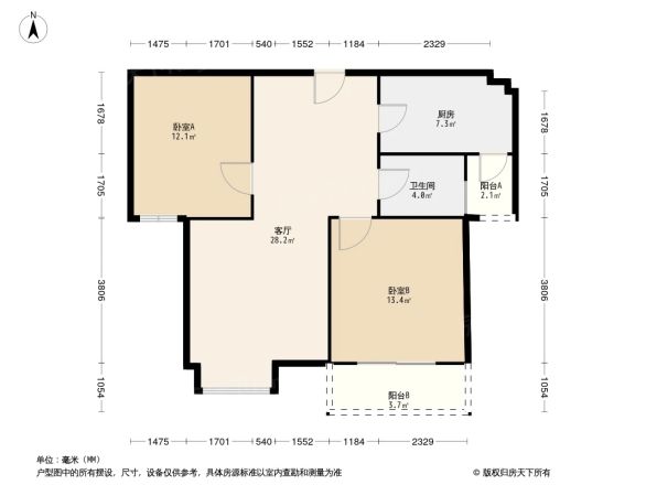 迎宾丽景户型图