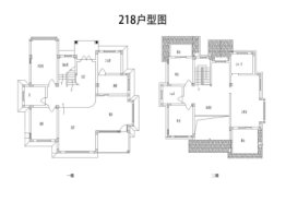 仙人湖度假别墅4室2厅1厨3卫建面218.00㎡