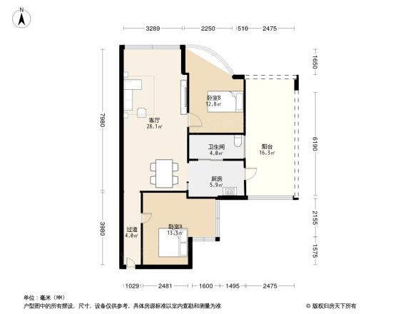 客村苑户型图