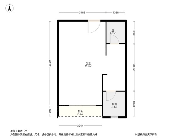 汇凯青年城户型图