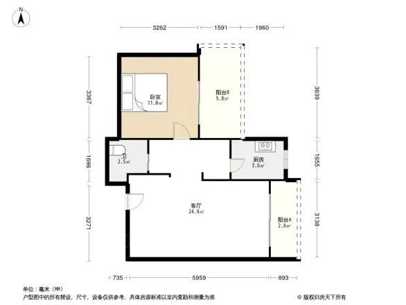 汇凯青年城户型图