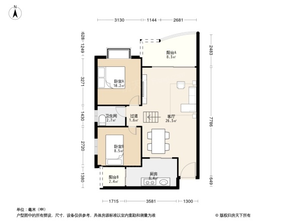 森林龙门皓月户型图