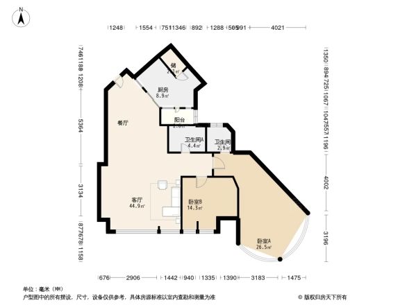 东湖御苑户型图