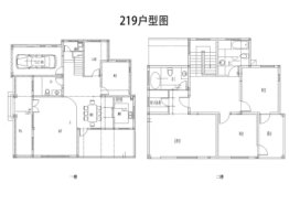 仙人湖度假别墅4室2厅1厨3卫建面219.00㎡