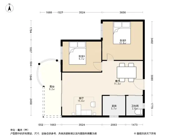 森林龙门皓月户型图