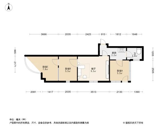 客村苑户型图