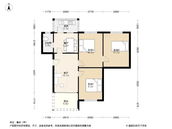 红光一区户型图