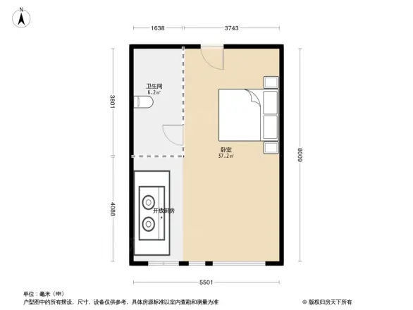万科西山湖1号户型图