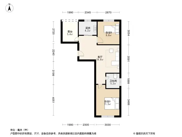 唐轩北廷户型图