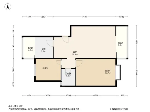 蓝山晓筑户型图