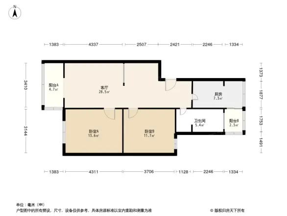 祥和苑(成华)户型图