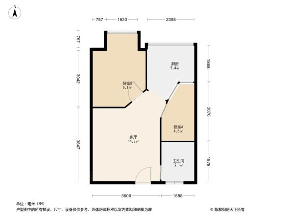 金色港湾户型图