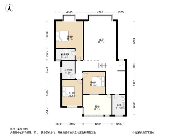 新桂华庭户型图