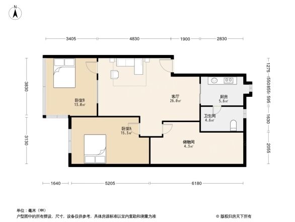 西安北路87号院户型图