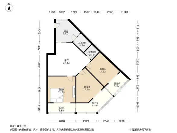 天涯石东街8号院户型图