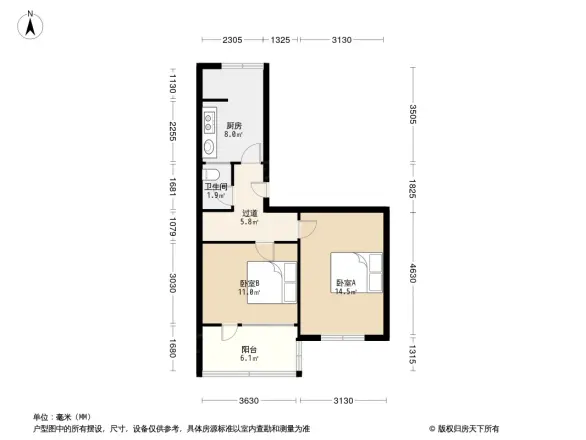 通锦路3号院户型图