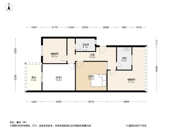 布坝子街10号院户型图