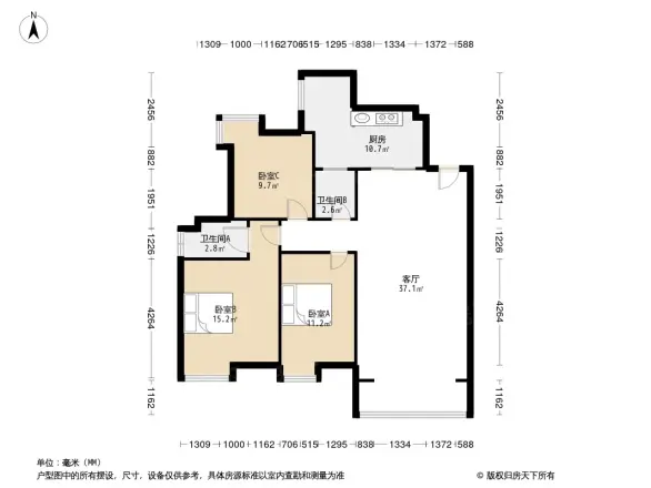 国栋南园二号户型图