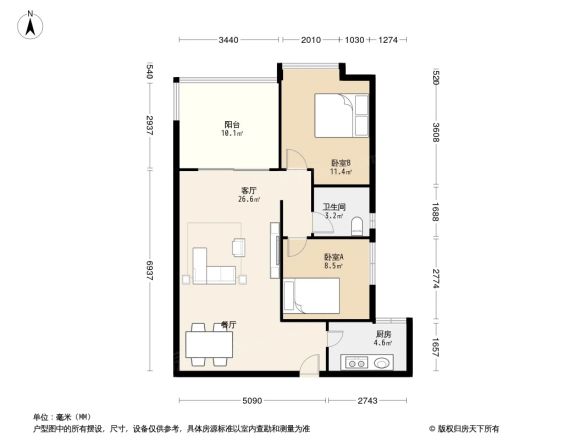优山美墅户型图
