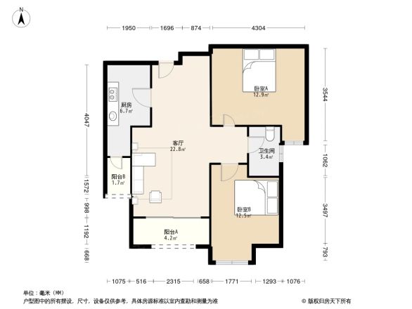 雅砻阳光花园户型图