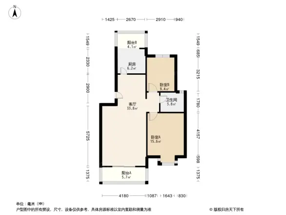 蓝山晓筑户型图