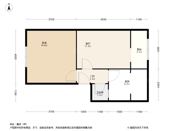 通锦路3号院户型图