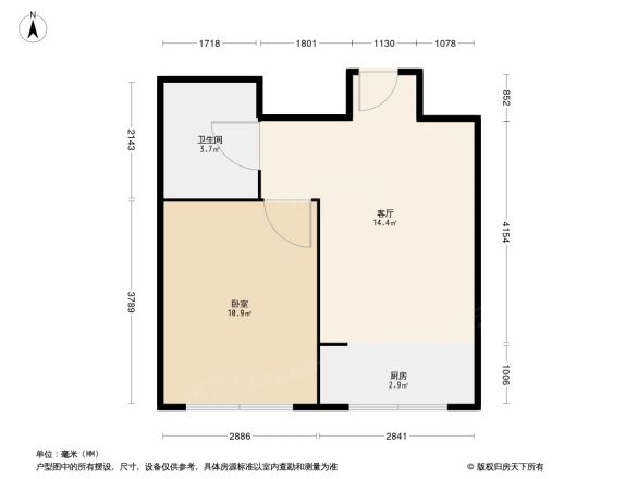左岸尊邸户型图