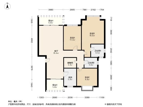 京龙嘉苑户型图