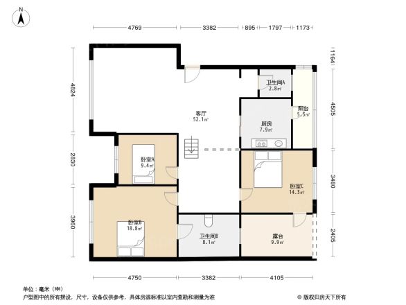 富豪家苑户型图