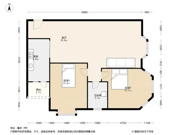 金科花园户型图