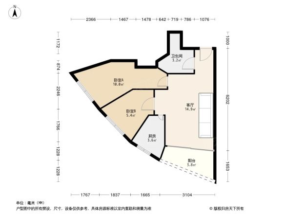 幸福立方户型图