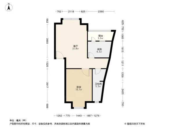 阳光地带商住楼户型图