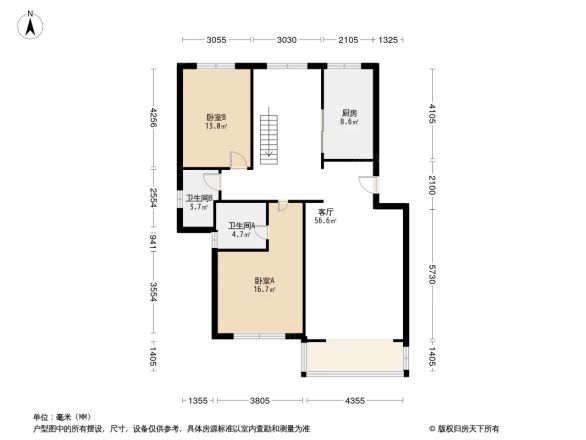 天海花园户型图