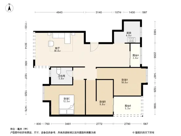 都乐锦庐户型图