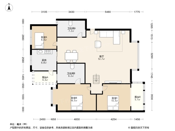 警苑小区户型图
