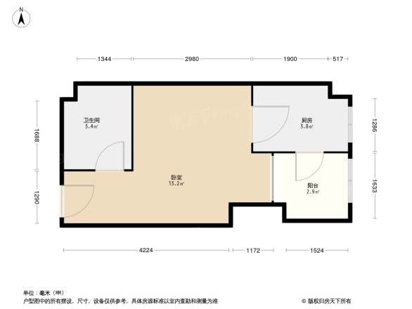 金华壹号户型图