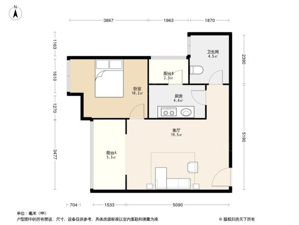 榜样户型图