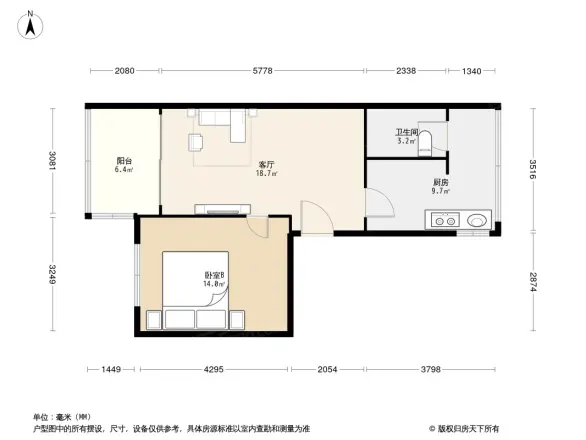 兴蓉南二巷5号院户型图