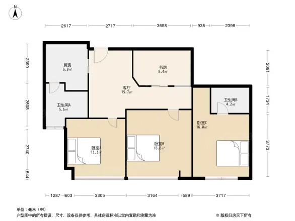 鑫源大厦户型图
