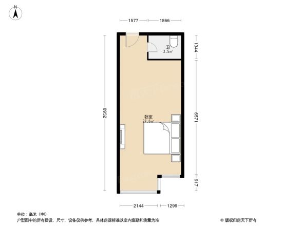 美舍公寓户型图