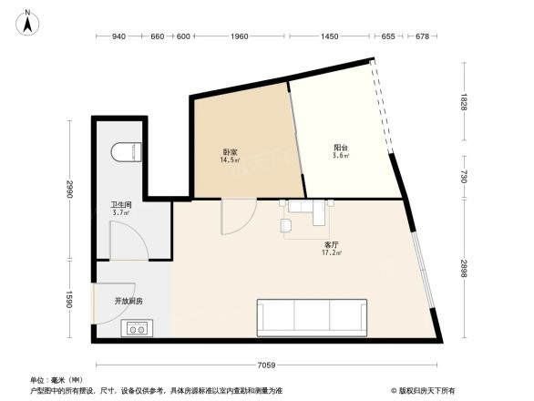 幸福立方户型图