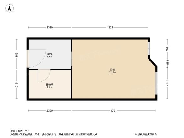 嘉合公寓户型图