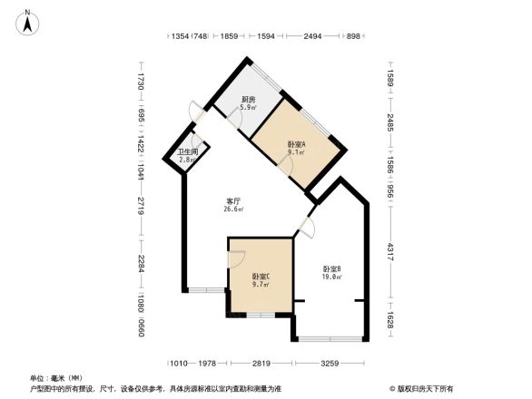 玉林西路31号院户型图