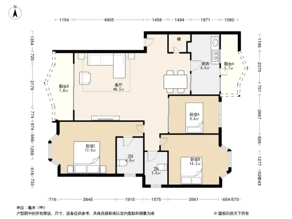 金科花园户型图