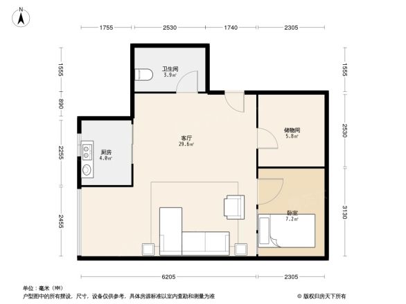 启明西苑户型图